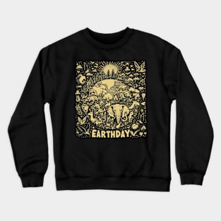 Earth day Crewneck Sweatshirt